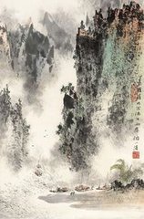 雨霁晚眺（庚子年冬大驾幸蜀后作）