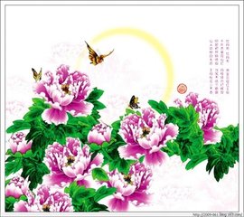 次韵李秬双头牡丹